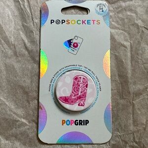 PopSockets PopGrip Cell Phone Grip & Stand - Let's Go Girls Cowboy Boot …